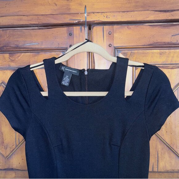 International Concepts INC - Black Short Sleeve Mini Dress (Size: XS) - Picture 3 of 6